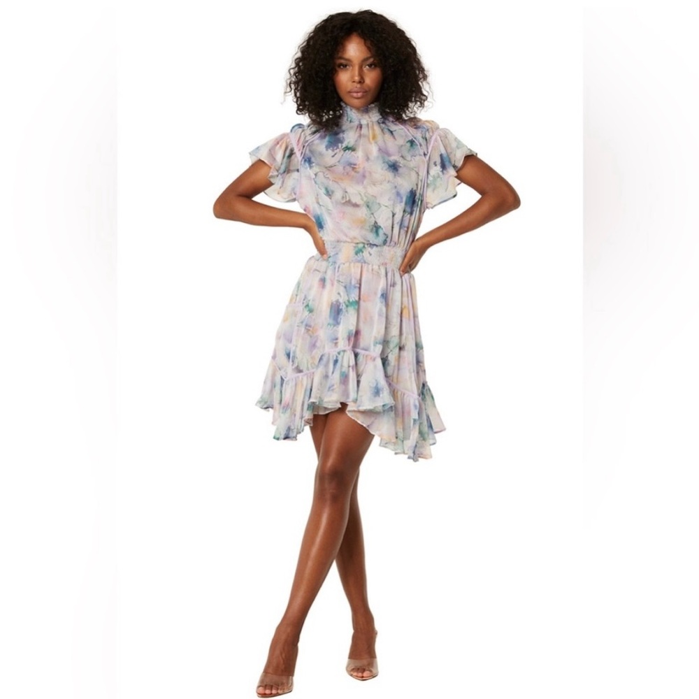 MISA LOS ÁNGELES Ella Abstract Watercolor Dress - Picture 5 of 5